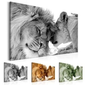 The King of Animals Canvas Painting Leopard Poster